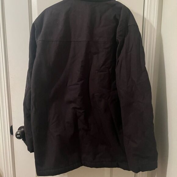 WALLS Workwear Mens Lined Heavy WorkWear Jacket Work Size Large Black - Picture 12 of 15